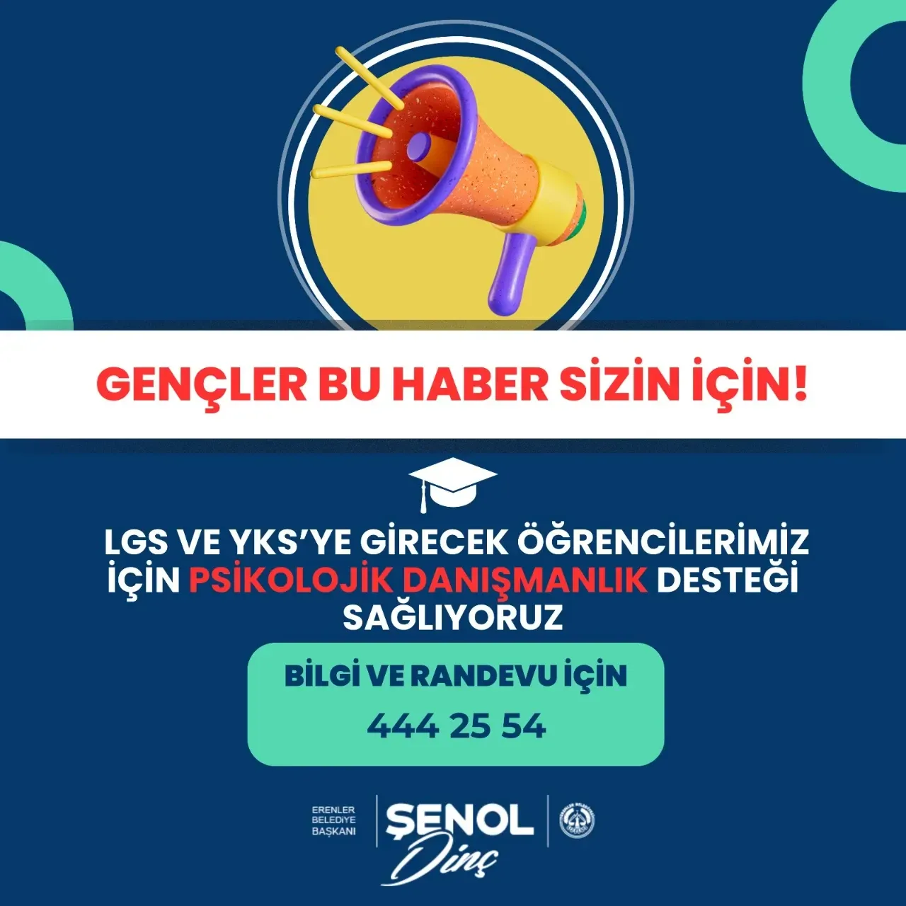 Erenler Belediyesi’nden Sınava Girecek Öğrencilere Destek