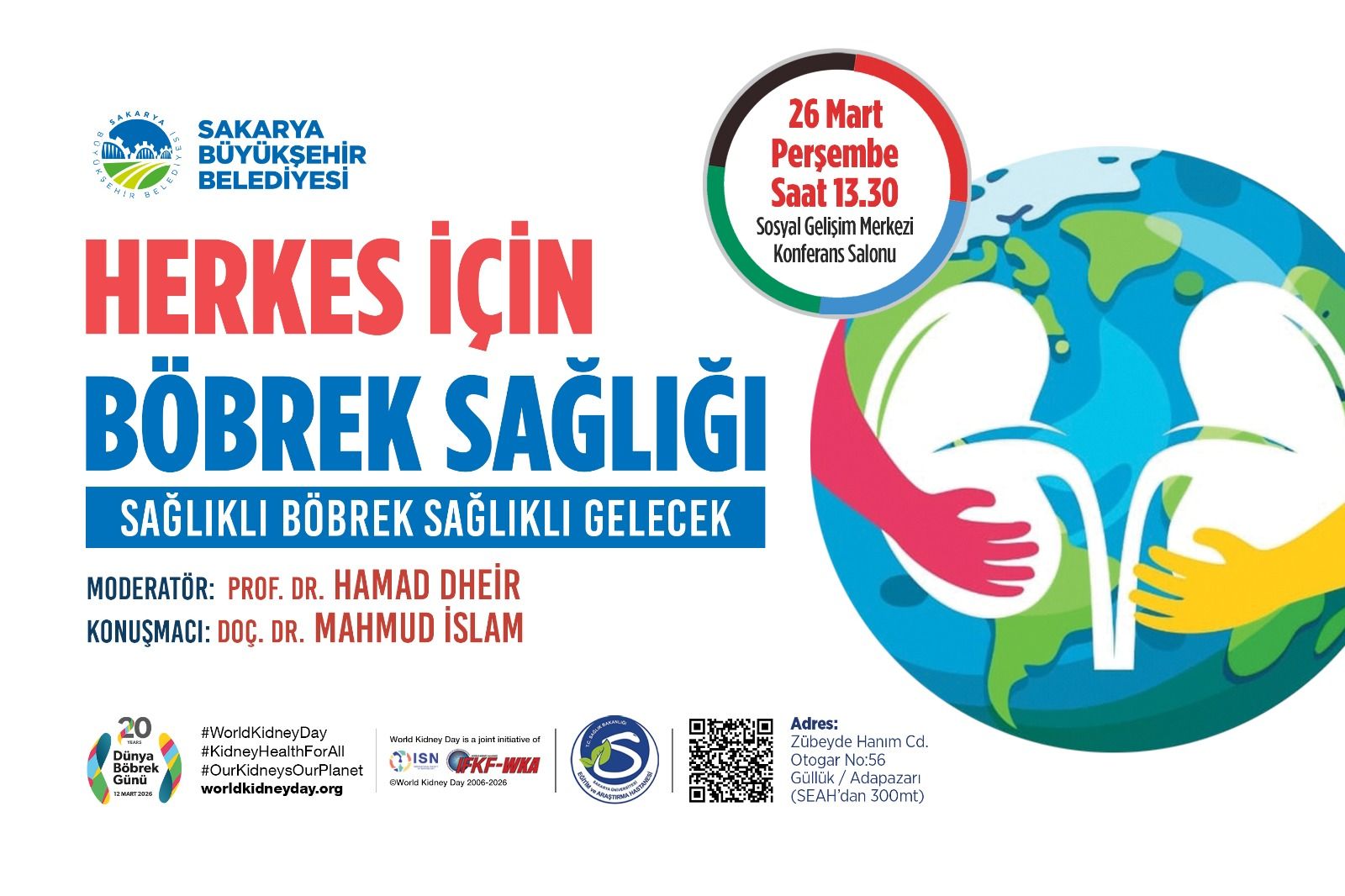 Böbrek sağlığına dair her şey bu programda konuşulacak