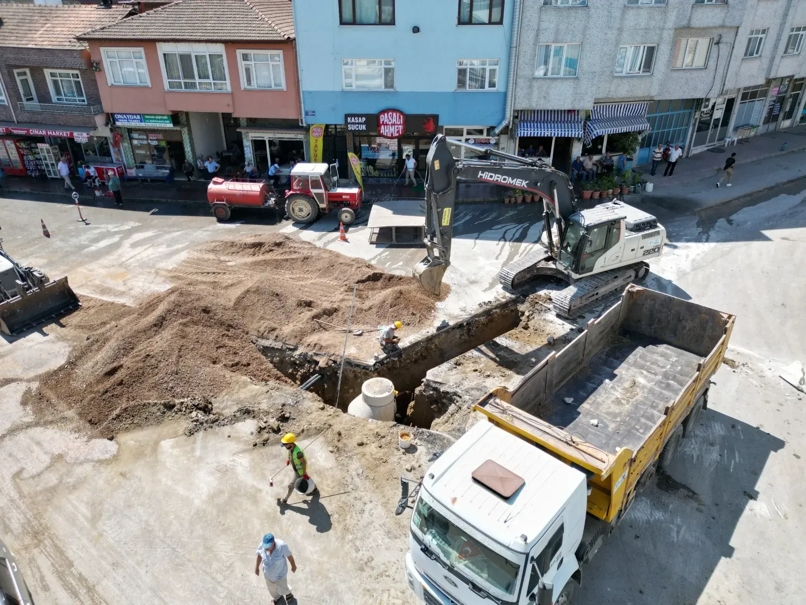 Değirmencik Mahallesi’nin atık su altyapısı 5 bin metrelik yeni hat ile geleceğe hazırlanıyor