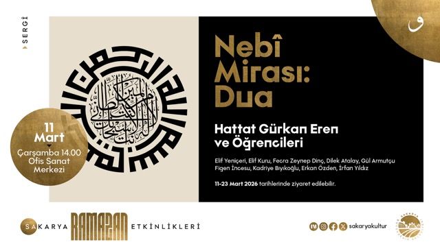 Hattın ve duanın buluştuğu sergi kapılarını açıyor